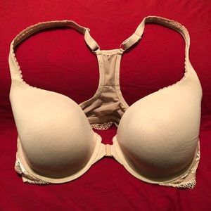 36DD Racerback Demi (Nude Lace)